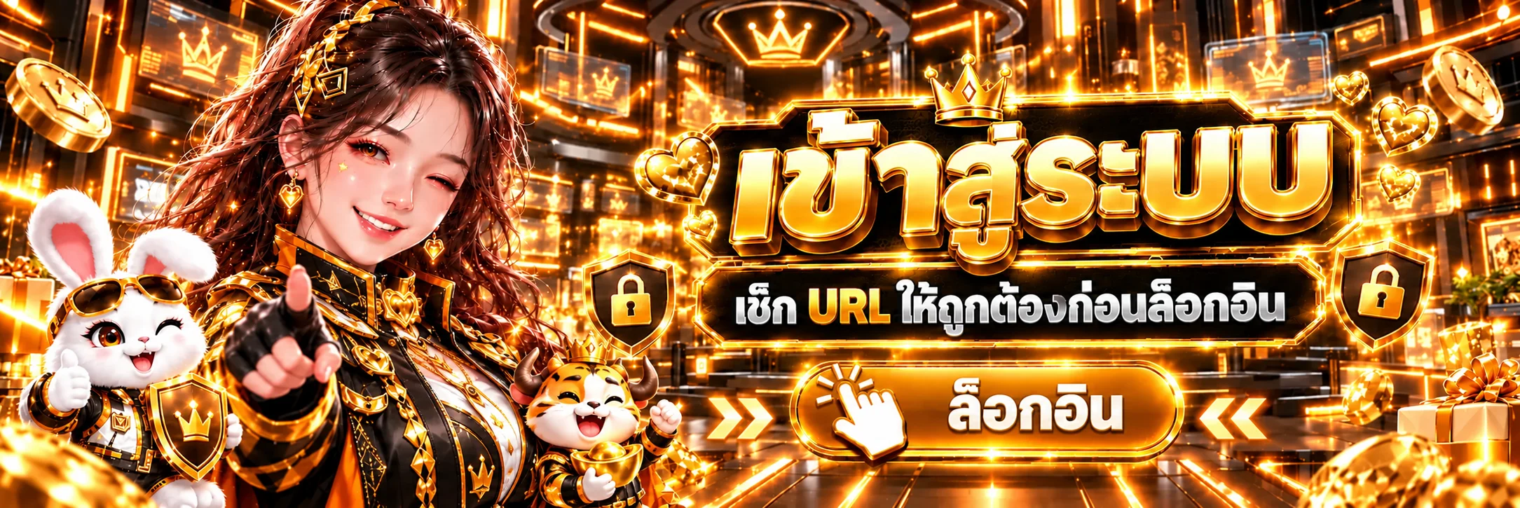 ภาพหน้าทางเข้า GS855X สำหรับล็อกอินอย่างปลอดภัย
